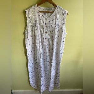 Medium NEW Sante Flower Nightgown